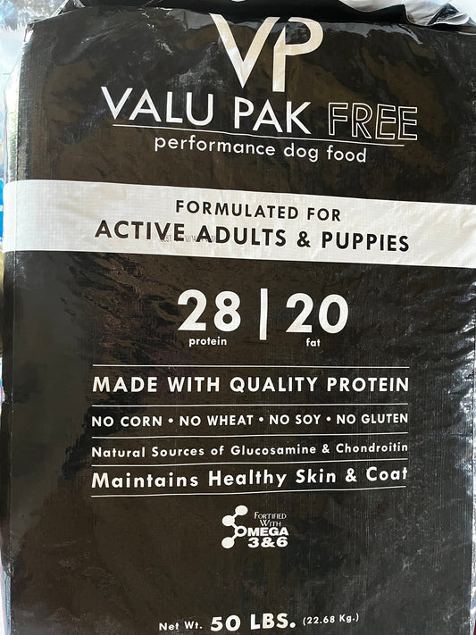 Dog Valupak Black 28/20 50lb