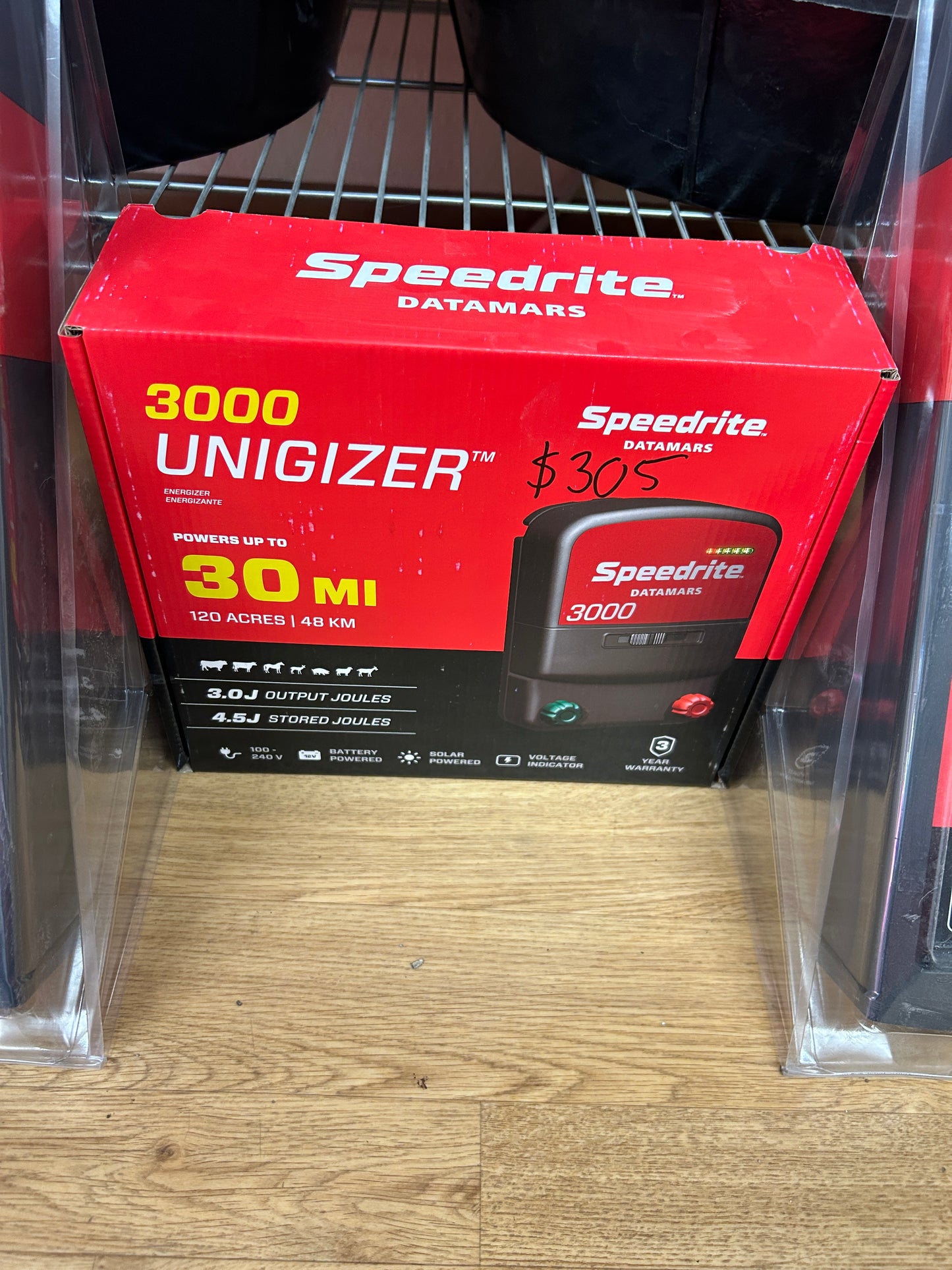 Speedrite 30Mi Fencer Solar OR Battery