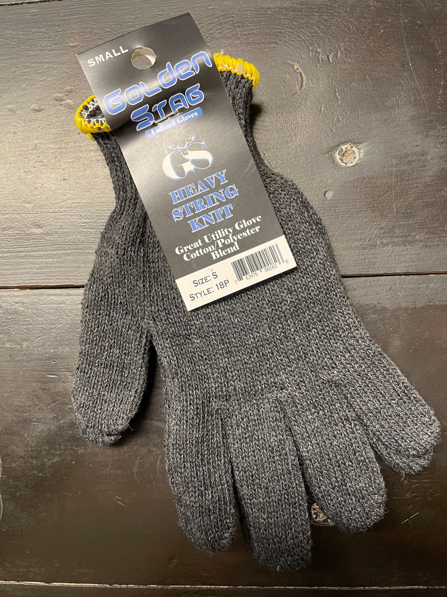 18P Glove Poly Knit Small