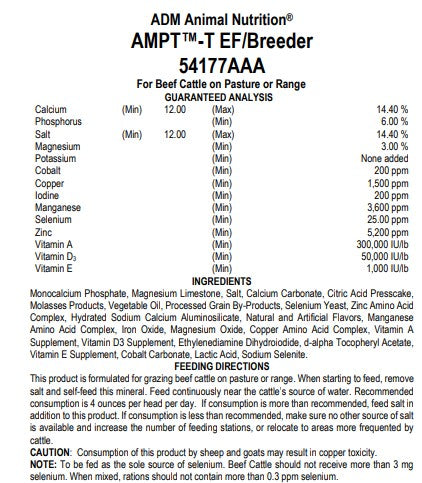 AMPT-T EF/Breeder Cattle Mineral