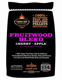 LumberJack Fruitwood Blend BBQ Pellets 20#
