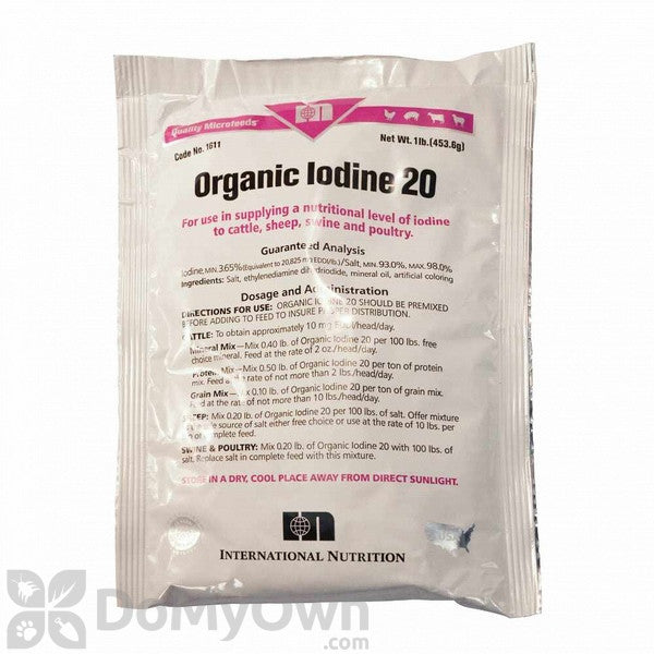 Organic Iodine 20 Grain 1lb