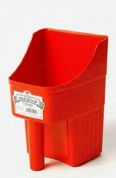Red Feed Scoop 3qt