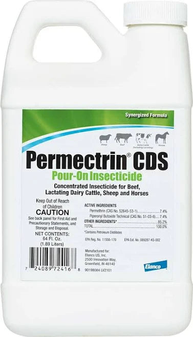 Permectrin CDS Pour On 1/2 Gal