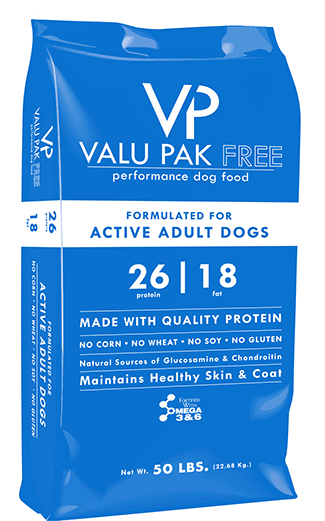 Dog Valupak Blue 26/18 50lb