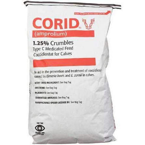 Corid 1.25% Medicated Pellet 50#