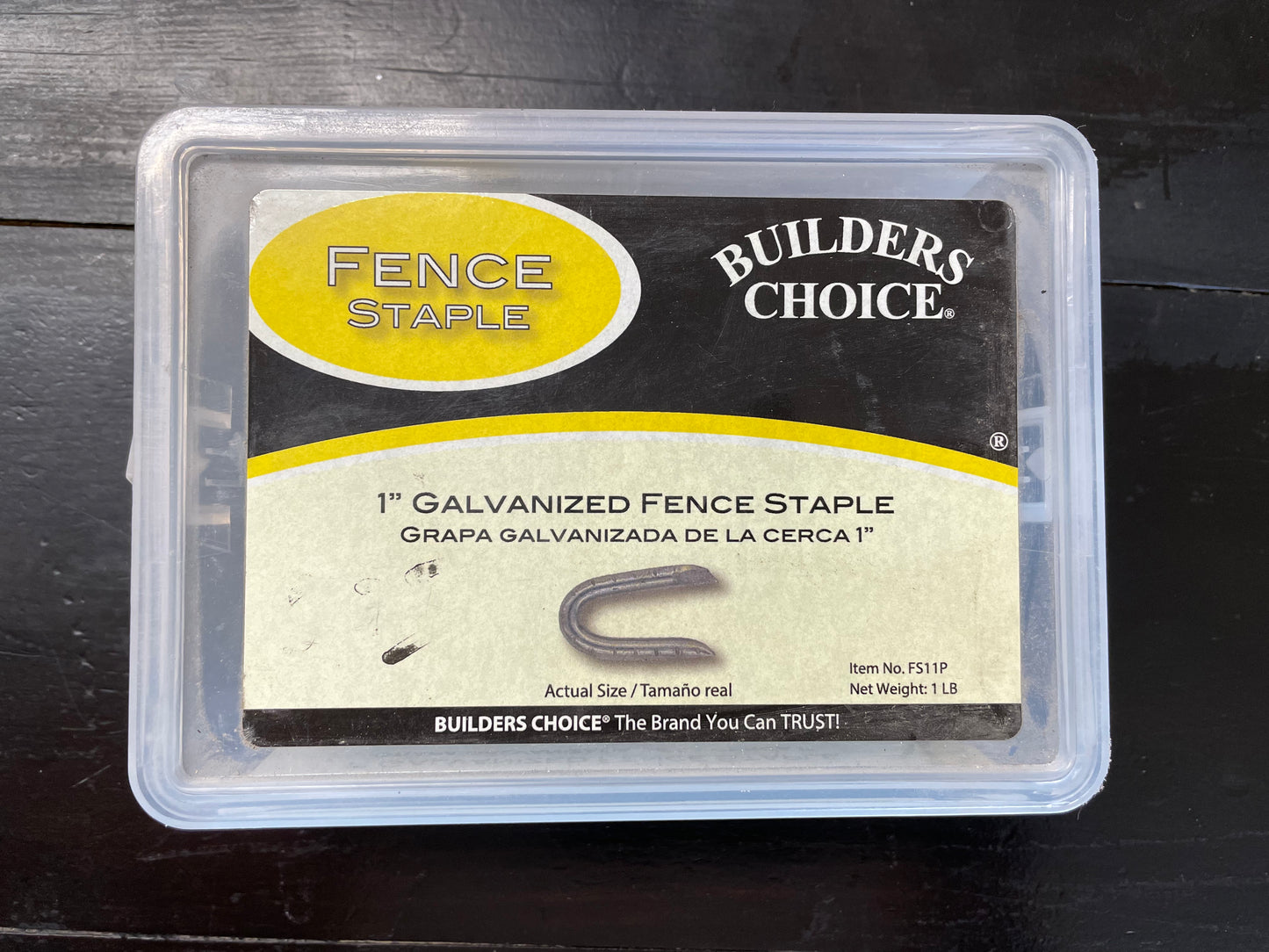 1" Fence Staple 1lb