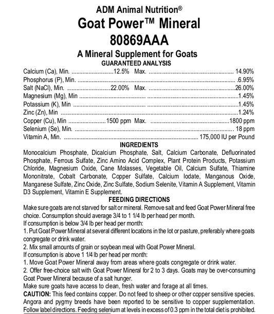 Goat Power Mineral
