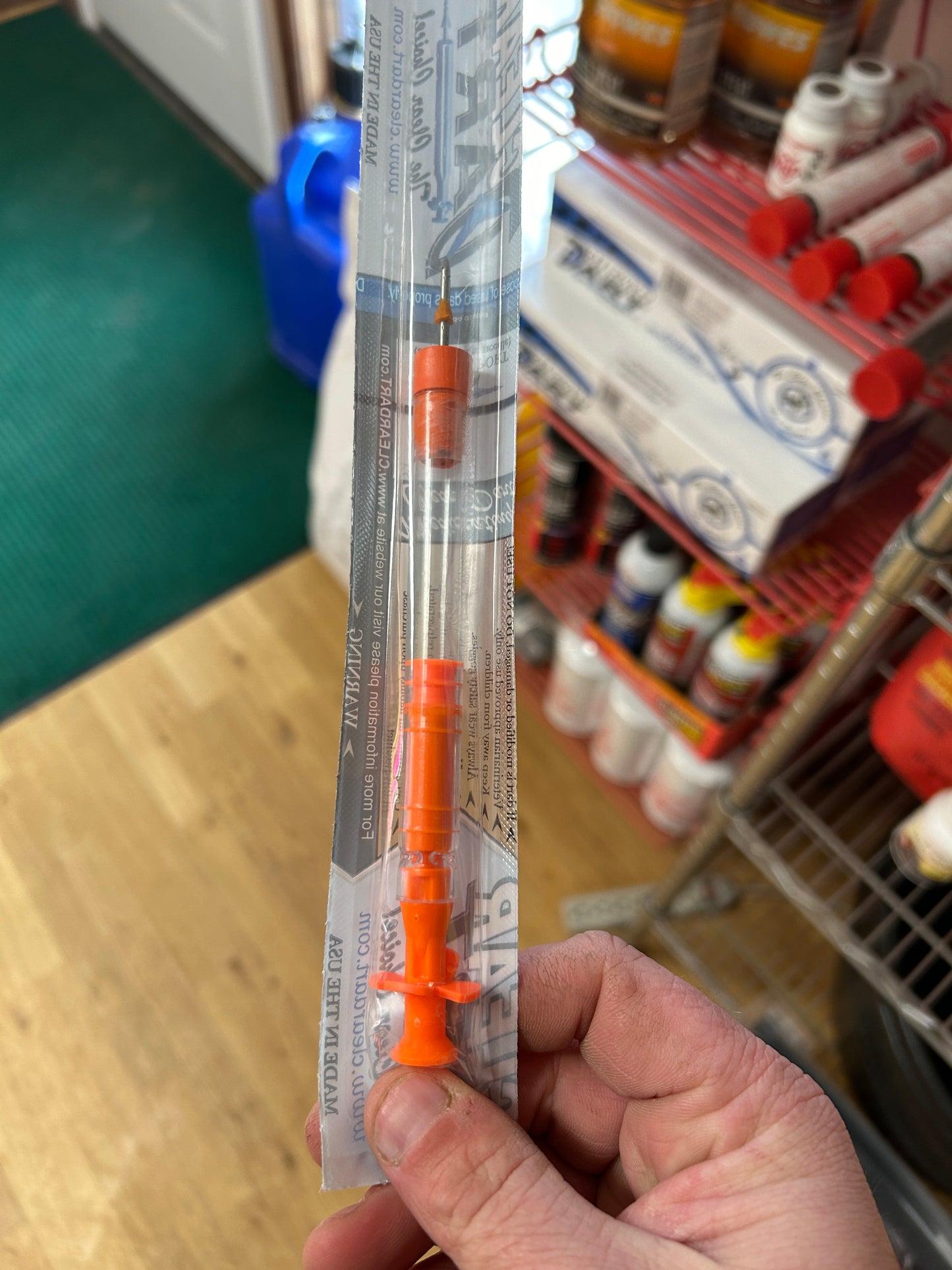 Clear Dart 10cc 3/4 needle