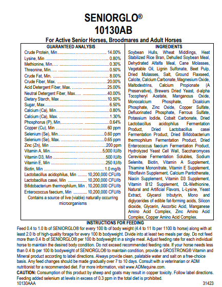 SENIORGLO Horse Feed