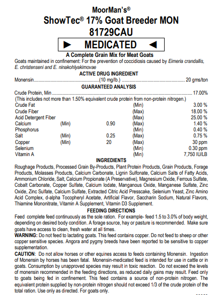 Showtec 17% Goat Breeder