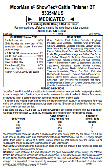 Showtec Cattle Finisher BT
