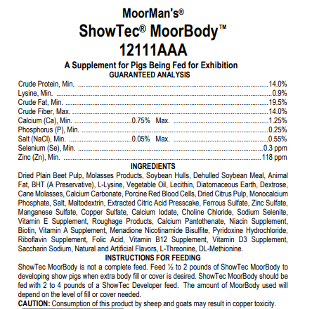 Showtec Moorbody Pig