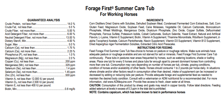 Summercare Horse Tub