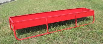Livestock Bunk 10' Steel Red