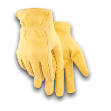 851 Gloves Elkskin Golden Stag Large Thinsulate
