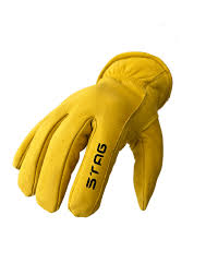 855 Gloves Elkskin Golden Stag XL