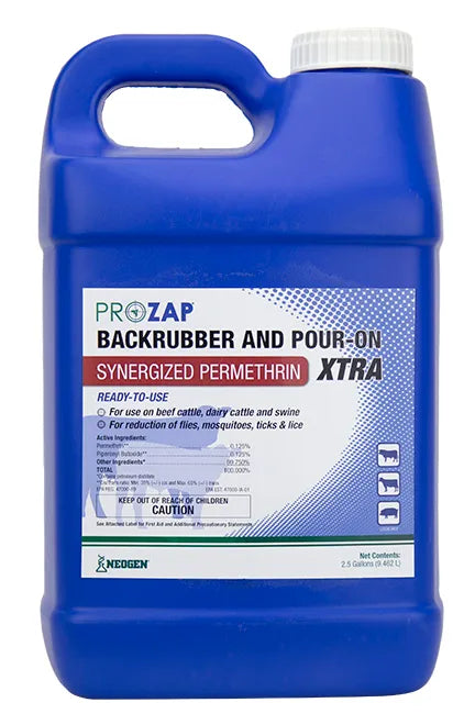 PROZAP XTRA 2.5 Gal Backrubber/Pour on