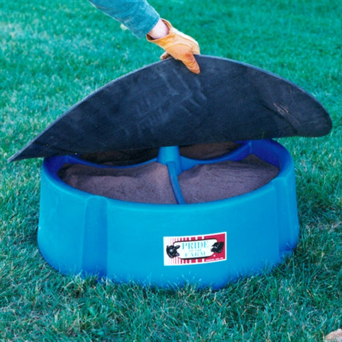 Orange 3 Hole Mineral Feeder