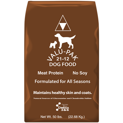 Dog Valupak Brown 21/12 50lb