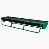 Green Feed Bunk Metal